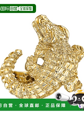 自营 Ross-Simons 意大利 18kt 黄金鳄鱼戒指 - 黄色 美国奥莱直