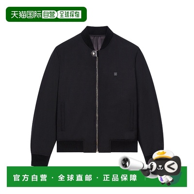 1h可退 香港直邮GIVENCHY 男士夹克 BM01581YE2001 SS2024 黑色