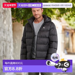 欧洲直邮Calvin Klein Jeans  男衣服 秋冬2025 羽绒服 LS NYLON
