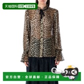 Leopard 香港直邮GANNI prin AW2025 花色 女士衬衫 W05706873943