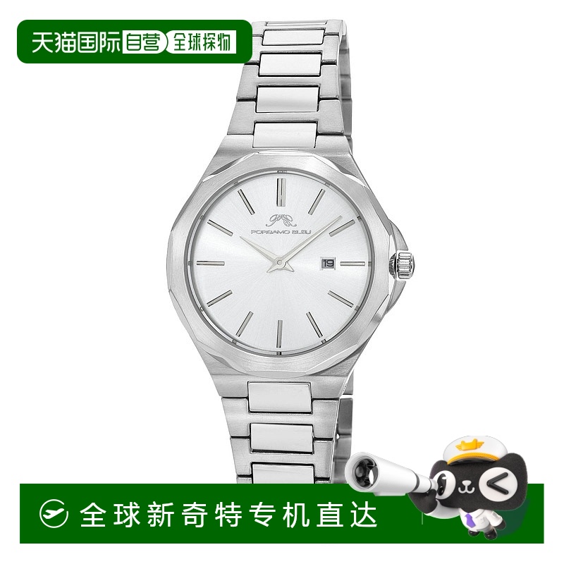 自营 Porsamo Bleu女式维多利亚不锈钢手表1241AVIS-银色调 美国
