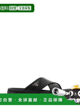 香港直邮PRADA 男士凉鞋 2X31113LEMF0002 SS2024 黑色 Black lea