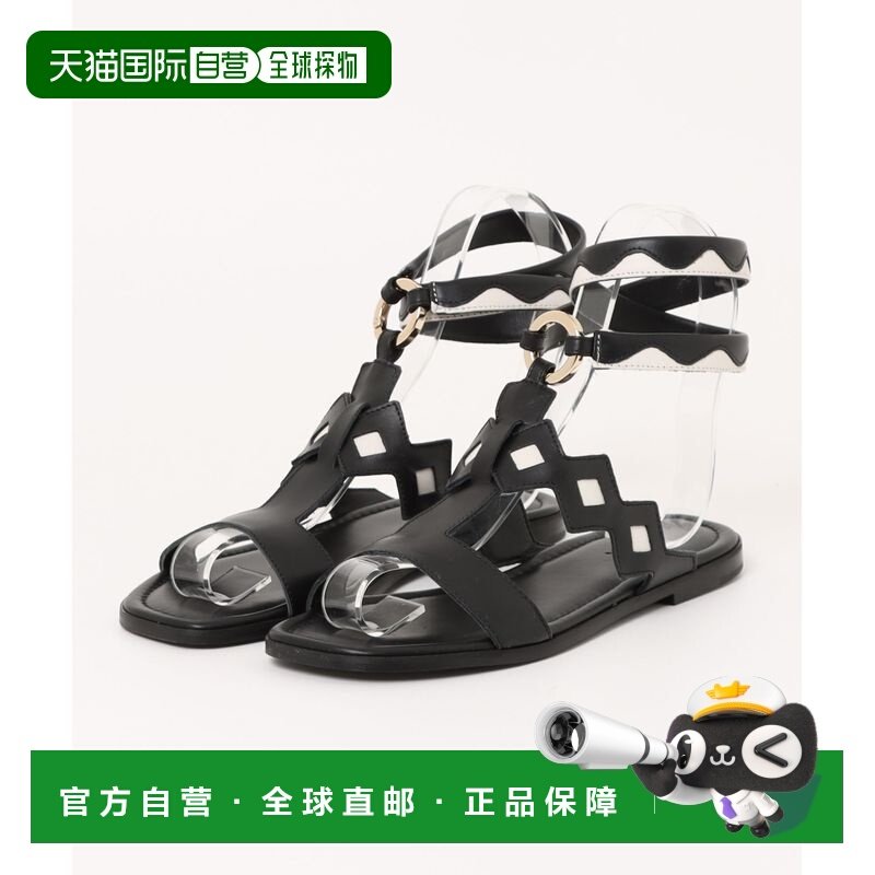 1h可退 日本直邮allureville DI GAIA 女士单色拼接平底凉鞋 2225,女鞋,时装凉鞋,淘宝优惠券,粉丝福利购,淘宝优惠卷