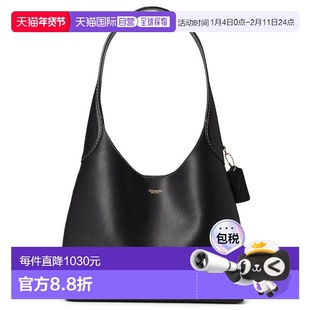 1h可退 香港直邮Coach 蔻驰 女士 Brooklyn 28 肩包 black黑色 舒