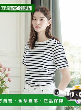 韩国直邮TOMMY HILFIGER 女士女装T恤T22E1TTO070WT20FA条纹
