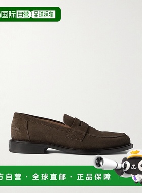 Mr P. 男士 Scott 绒面革乐福鞋 MPF00008OLIVA392