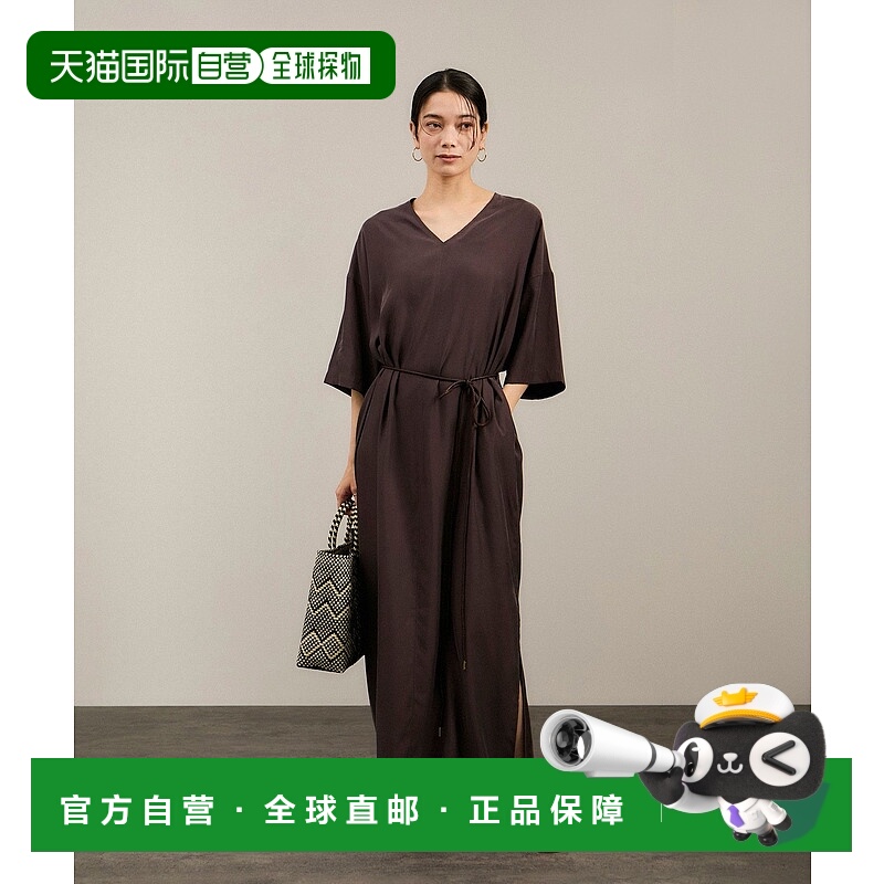 1h可退 日本直邮SALON adam et rope' 女士V领休闲连衣裙 2025ASH
