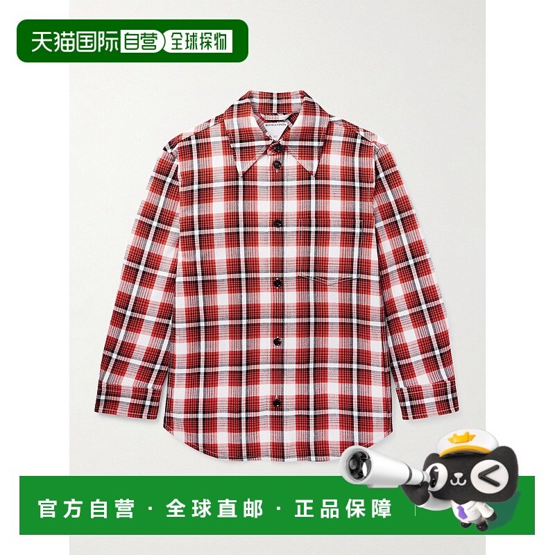 1h可退 Bottega Veneta 葆蝶家 男士 红色 & 白色 Struct夹克