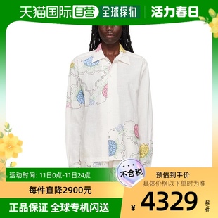 Patchwork MRS23SH019 女士 香港直邮潮奢 白色 衬衫 Bode Lotus