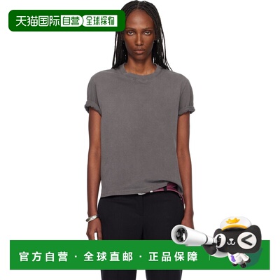 1h可退 香港直邮Our Legacy 女士 灰色 Classic T恤 W2266CWGWorn