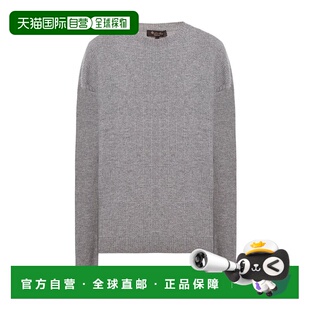 香港直邮Loro Piana 诺悠翩雅 女士 圆领羊绒长袖针织衫 FAM8633