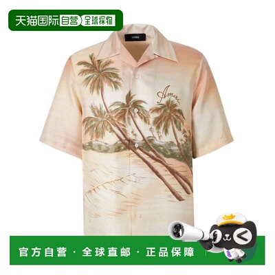 香港直邮AMIRI 男士衬衫 AMTOSH1165127 AW2026 花色 短袖衬衫