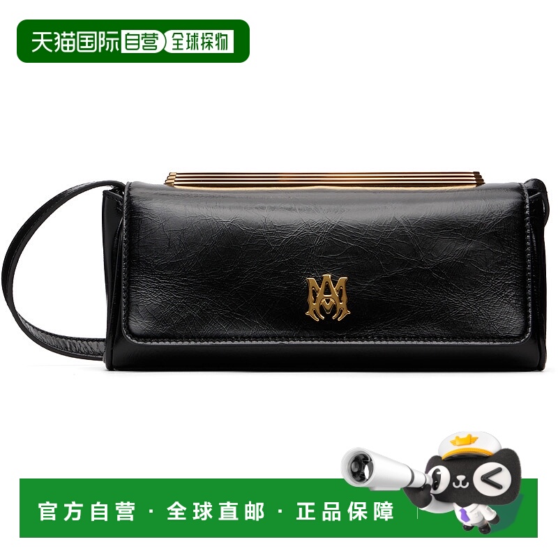 香港直邮潮奢 AMIRI 女士 黑色 MA 手拿包 AWBGCH1005