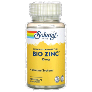 香港直发Solaray富含维生素B6素食胶囊100粒甘氨酸吡啶甲酸锌