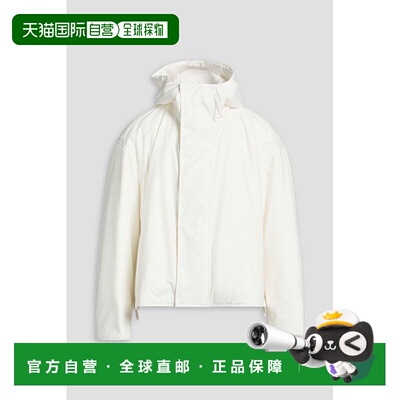 香港直邮Jil Sander 吉尔 桑达 男士 棉质府绸连帽夹克 J47BN0184