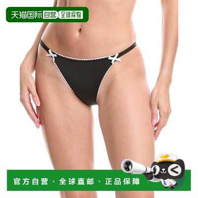 自营dippin' daisy's戴西的简比基尼底-黑色 美国奥莱直发性感