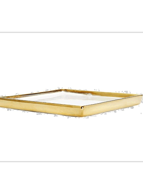 自营 vivience金边白方托盘-橙色 美国奥莱直发