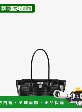 自营michael korsHamilton Moderne Small Studded Suede Satchel