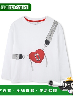 香港直邮MARC JACOBS 女童衬衫 W6061110P AW2025 白色 T-Shirt W