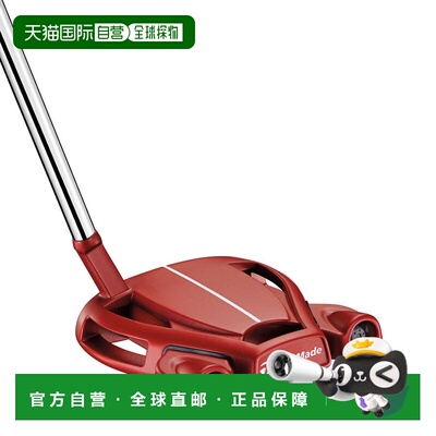日本直邮TaylorMade 高尔夫推杆 Spider Red 小斜度 钢杆身