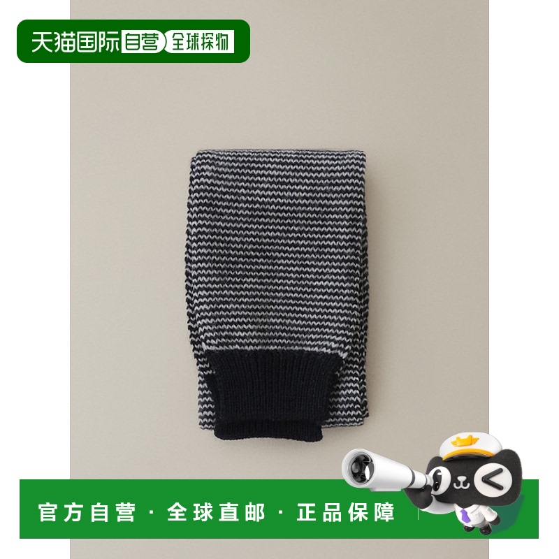 韩国直邮NOTHING WRITTEN正品围巾302185401Caron stripe knit mu