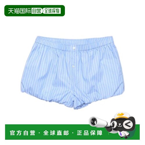 1h可退 香港直邮ACNE STUDIOS 女士短裤 AE0088AMC SS2026 蓝色