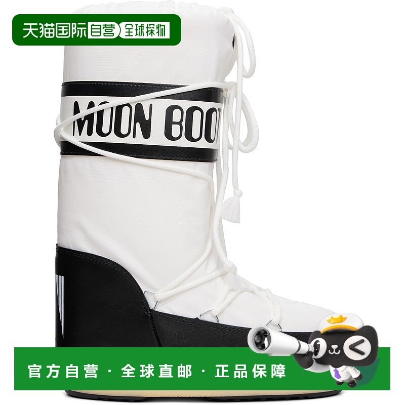 香港直邮潮奢 moon boot 月亮靴 男士 白色 & 黑色 Icon Nylon 中