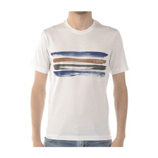 VS372ZZ630DBIANCO 印花T恤 Zegna