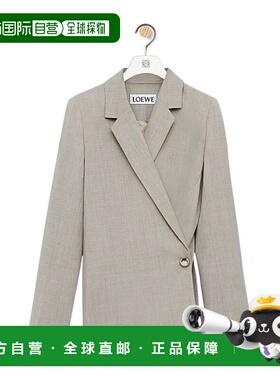 香港直邮LOEWE 女士西服 S359Y03XA22863 AW2025灰色西装外套