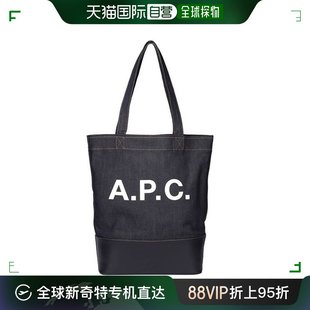 AXEL 女包 韩国直邮APC 牛仔 23FW 女士 购物包 通用款 海军蓝 COD