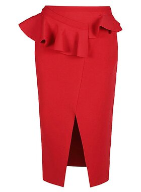 ALEXANDER MCQUEEN 女士半身裙 710229Q1A3H6040 AW2022