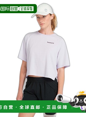 自营 timberland女士吸湿排汗短袖 T 恤 - 淡紫色 美国奥莱直发