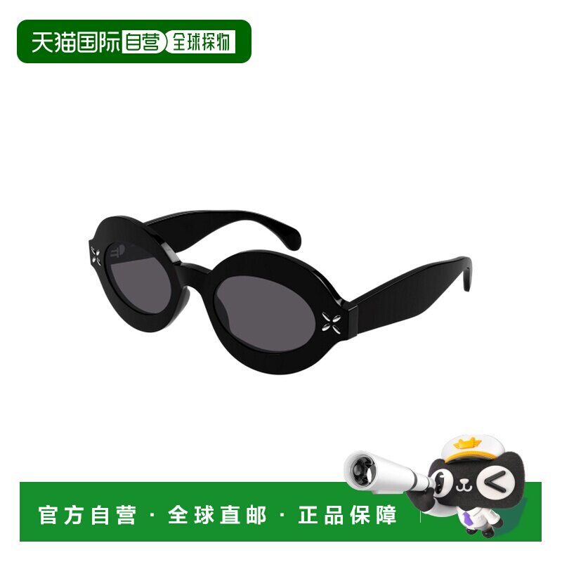 1h可退 香港直邮ALAIA 女士眼镜 AA0059S001 CO 黑色 Oval-frame