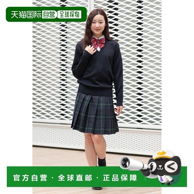 日本直邮kanko 女士/男士 学校棉质V领毛衣 KHS414