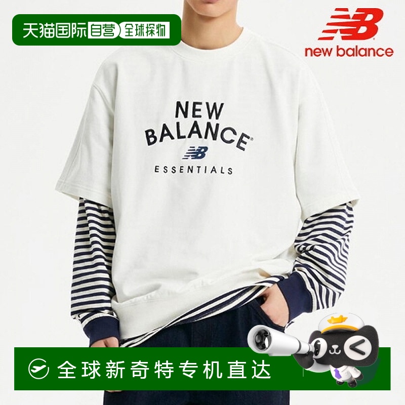 1h可退 韩国直邮newbalance  上装T恤短袖运动