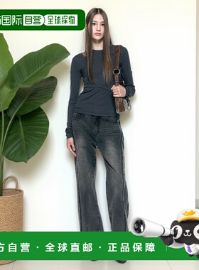 韩国直邮INSILENCE女款街头复古酷帅时髦设计师新款上衣IW2C4TO10