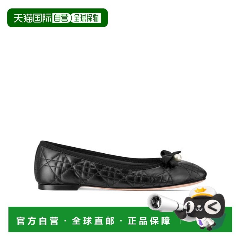 香港直邮Dior 徽标芭蕾舞鞋 DIO9YZZJ一脚蹬