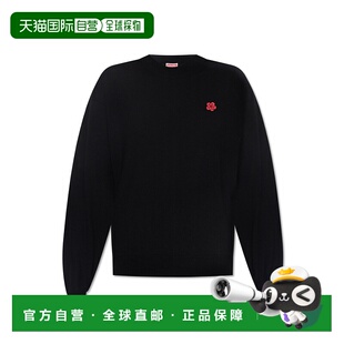 香港直邮KENZO 女士针织毛衣 FF62PU7273LB99J AW2025 黑色 Wool