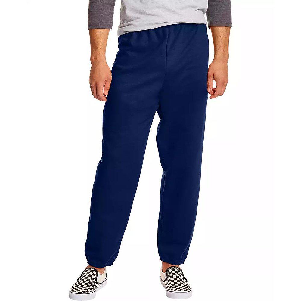 Hanes|EcoSmart 男士 32 英寸羊毛运动裤，2 条装