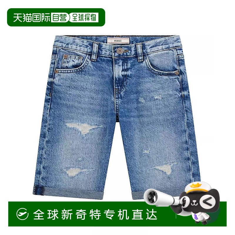 1h可退 【美国直邮】guess 婴幼儿 休闲裤短裤牛仔