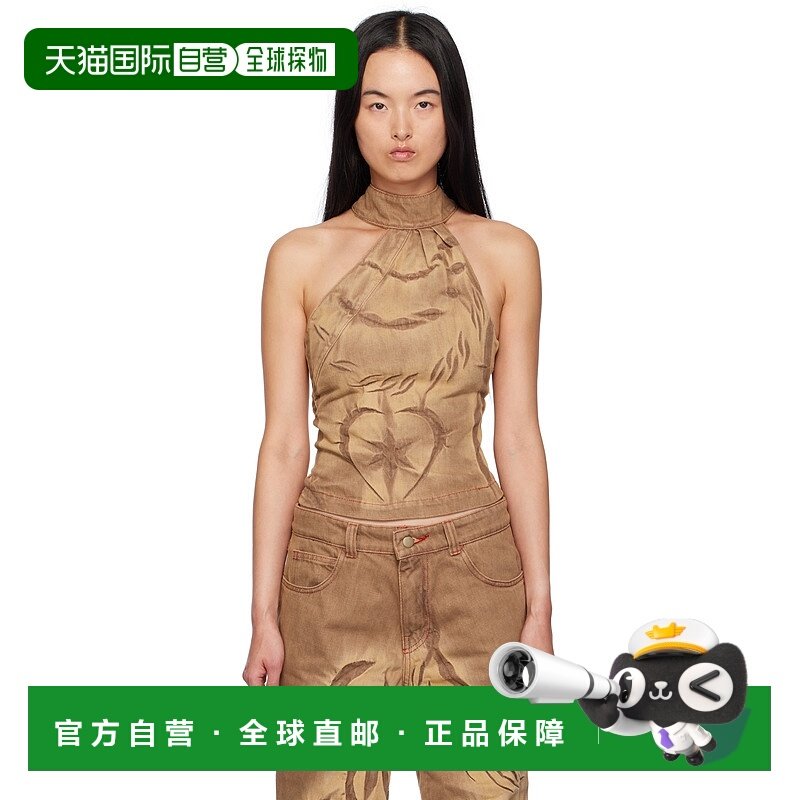 1h可退 香港直邮潮奢 Tom Ford 汤姆 福特 女士 独家发售棕色 Cha