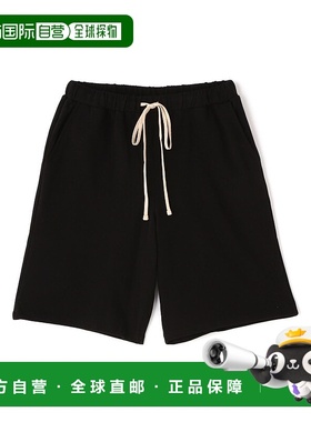 1h可退 日本直邮WHITELAND 男女同款宽松硅胶标签短款运动休闲裤
