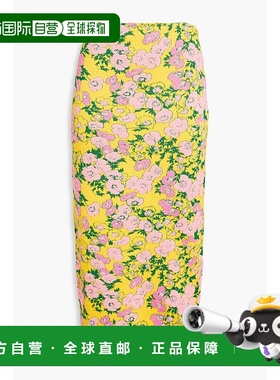 香港直邮CAROLINA HERRERA 女士 提花针织中长半身裙 S2312N303KF