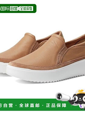 自营 Vionic Kearny I8680L1200运动鞋女式10棕色皮革厚底鞋KHD14