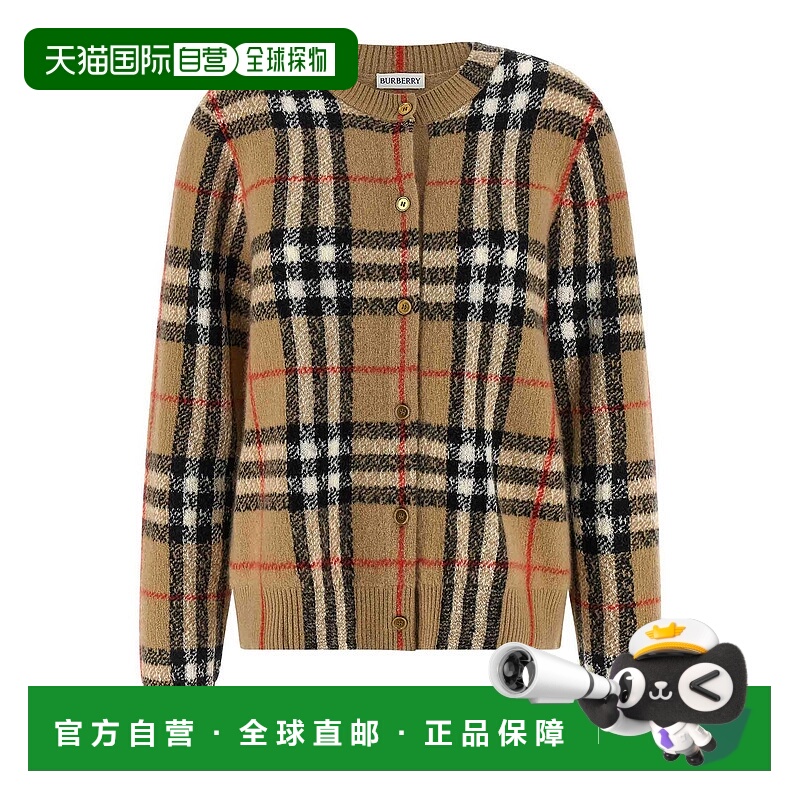 1h可退 香港直邮BURBERRY 女士针织衫 8116947 AW2025 浅棕色羊毛