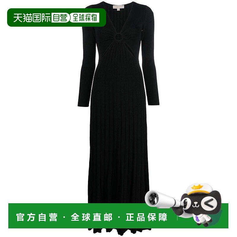 香港直邮Michael Kors 迈克高仕 女士 弹力针织圆环长连衣裙 MS38