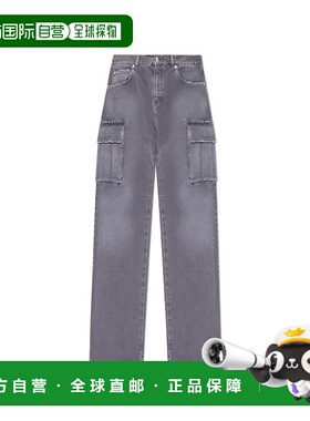 香港直邮BALMAIN 男士休闲裤 FH1ML136DF779CO AW2025 灰色 Large