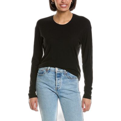 自营 TF DNU James Perse 宽松 T 恤 - 黑色 美国奥莱直发