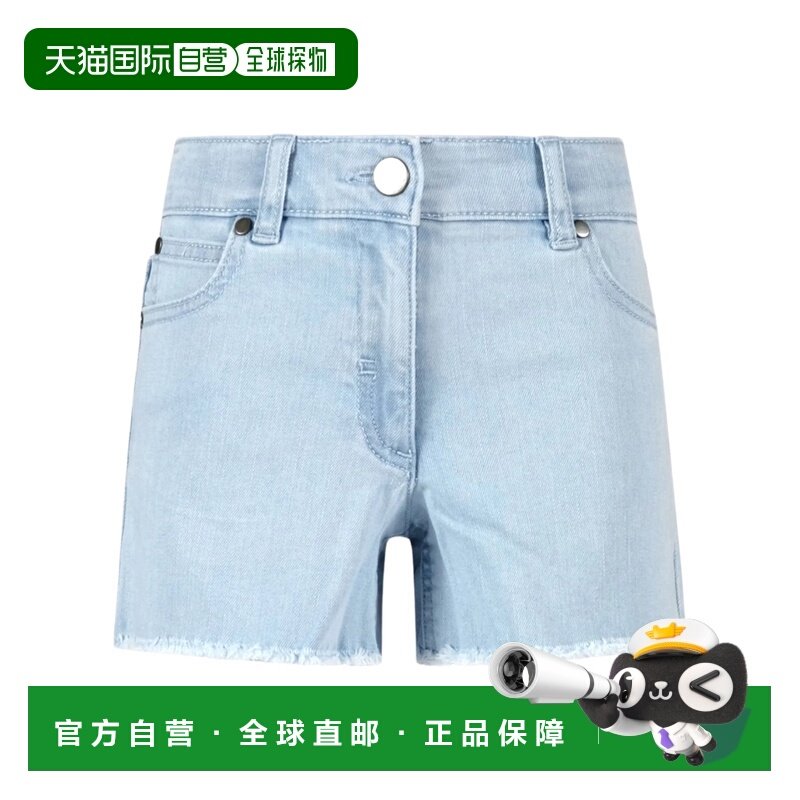 1h可退 香港直邮Stella McCartney 腰带环牛仔短裤 TY6A39Z0153,童装/婴儿装/亲子装,儿童牛仔裤,淘宝优惠券,粉丝福利购,淘宝优惠卷