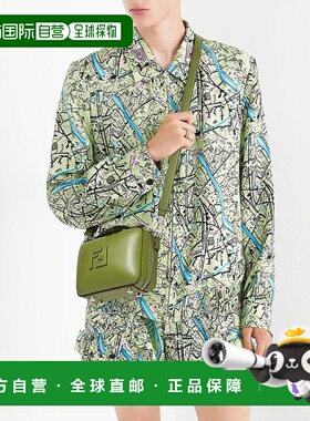 香港直邮FENDI 男士夹克 FW0554AIAAF1FXO SS2022 绿色